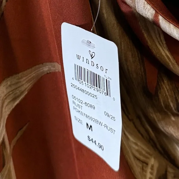 Windsor | Burnt Orange Tropical One Shoulder Cut Out Maxi Dress - Picture 10 of 10